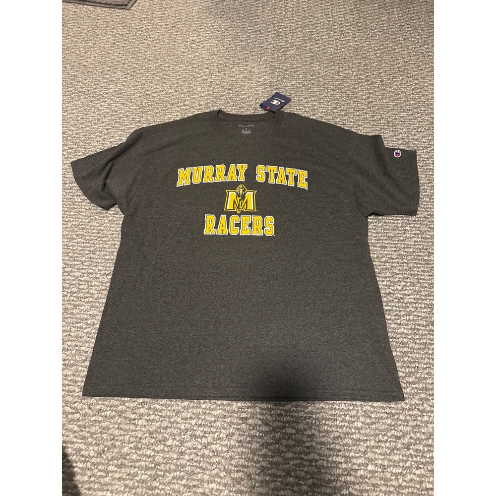 Champion Murray State Racers T-Shirt Mens XL Gray Short Sleeve NCAA College Tee